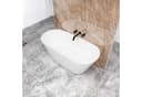 duschspa Freistehende Ovalbadewanne Acryl Weiß Bild 2