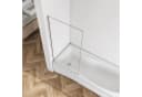 duschspa Badewannenaufsatz 6mm NANO Sicherheitsglas 140cm Höhe Bild 3