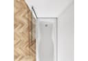 duschspa Badewannenaufsatz 6mm NANO Sicherheitsglas 140cm Höhe Bild 5