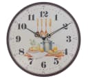 abc HOME Wanduhr Rosen Motiv Quarzuhrwerk 30 cm Bild 2