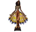 abc HOME Tischleuchte Tiffany-Stil Dame Bild 3