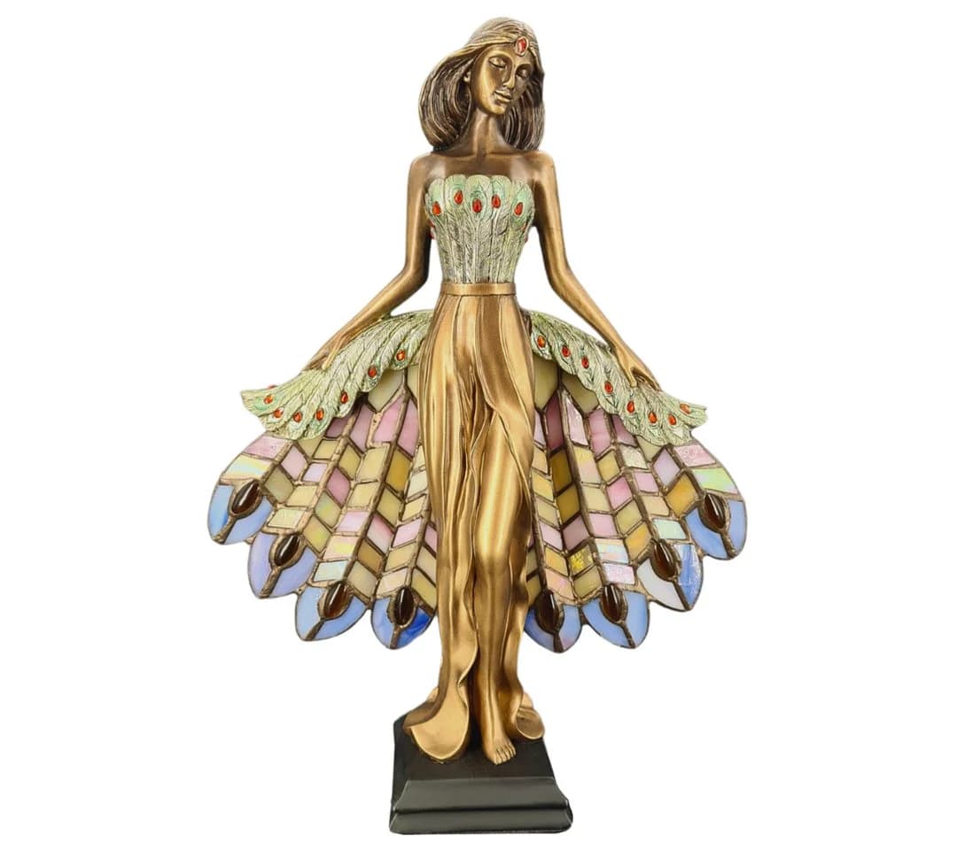 abc HOME Tischleuchte Tiffany-Stil Dame - Bild 4