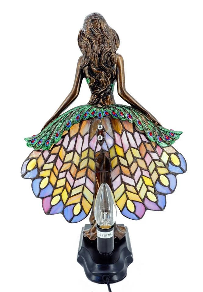 abc HOME Tischleuchte Tiffany-Stil Dame - Bild 5