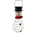 abc HOME LED-Hängeleuchte Schneemann Solarpanel Lichtsensor 20 cm H Bild 2