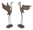 abc HOME Gartenfigur Kraniche Eisenguss 2er-Set Bild 1