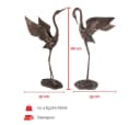 abc HOME Gartenfigur Kraniche Eisenguss 2er-Set Bild 4