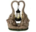 abc HOME Gartenfigur Elefant mit Solar-LED-Laterne Bild 2
