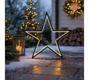 abc HOME LED Stern Fensterdeko Schwarz Mit Dimmerfunktion Bild 1