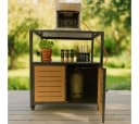 abc HOME Outdoor-Küchenwagen Industrial mit Gasfach & Rollen Bild 1