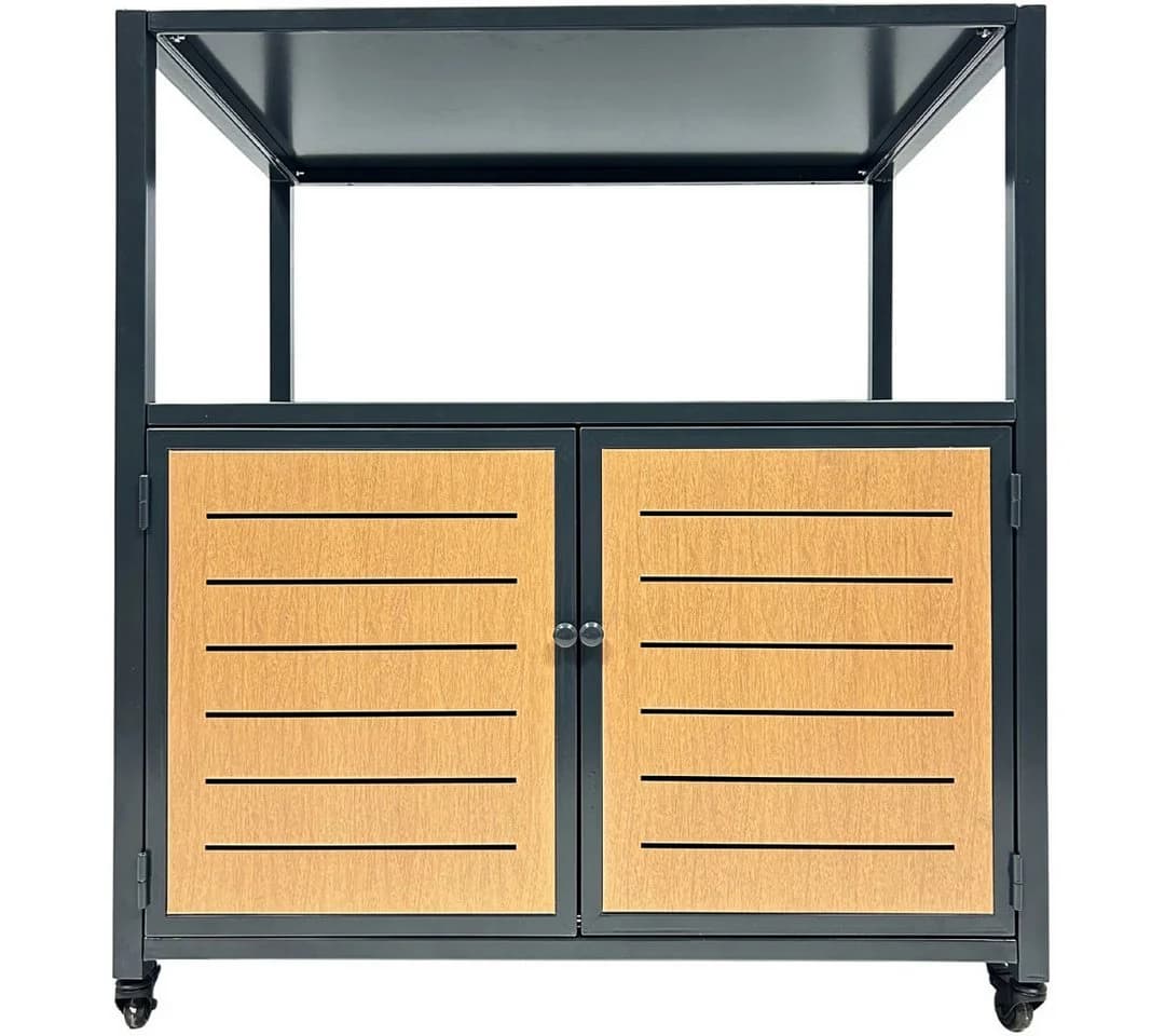 abc HOME Outdoor-Küchenwagen Industrial mit Gasfach & Rollen - Bild 4