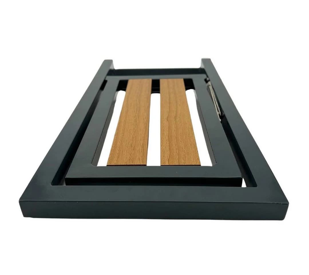 abc HOME Baumbank halbrund, erweiterbar, Holzoptik - Bild 5