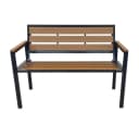 abc HOME Gartenbank Aluminium WPC 108 cm Bild 1