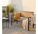 abc HOME Gartenbank Aluminium WPC 108 cm Bild 2