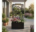 abc HOME Pflanzkasten mit Solar-Rankgitter & LED Bild 1