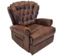 abc HOME Sessel PU mit Massage, Aufsteh- und Liegefunktion Braun Bild 2
