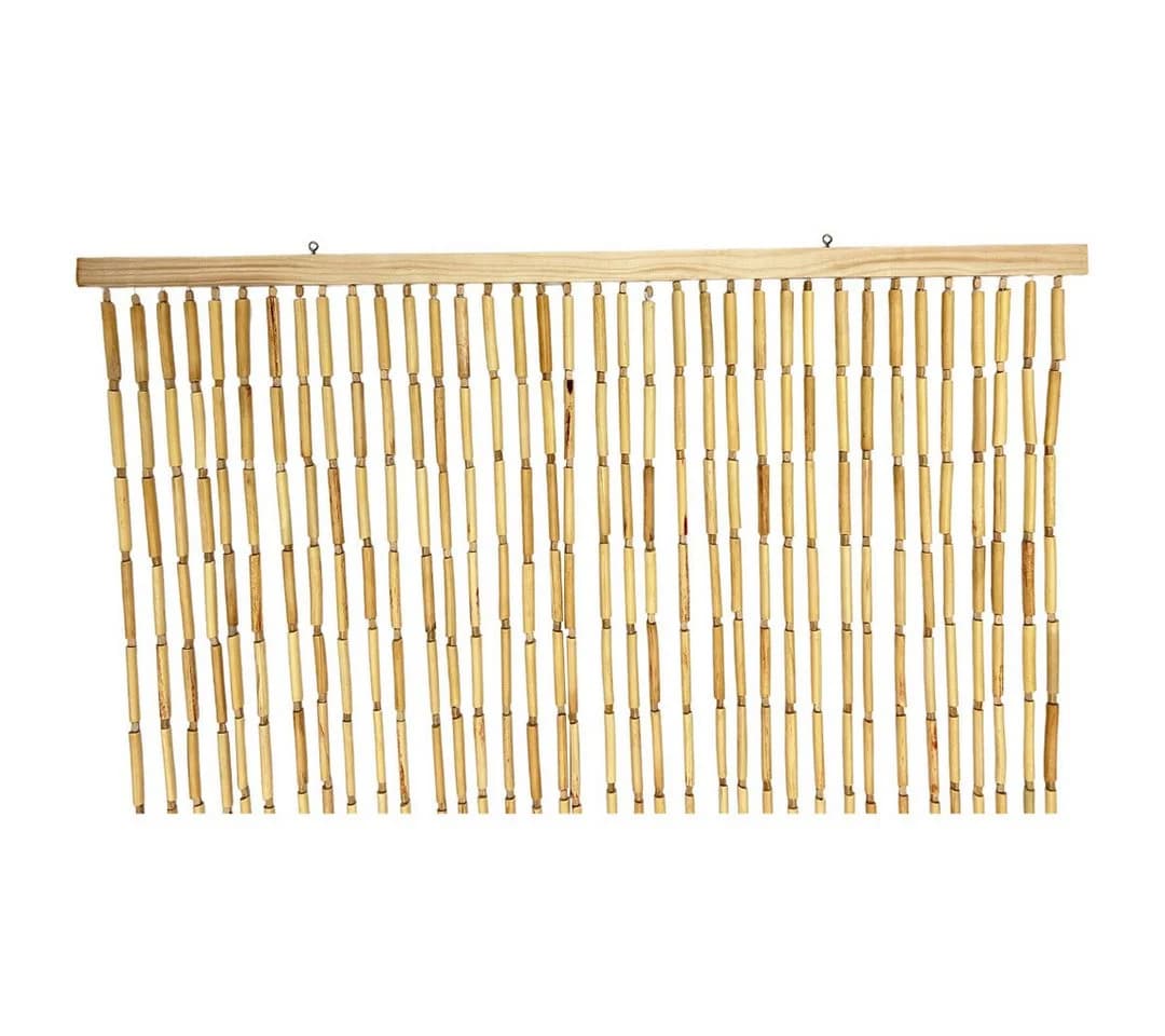 abc HOME Türvorhang Bambus Holz Sichtschutz Insektenschutz - Bild 3
