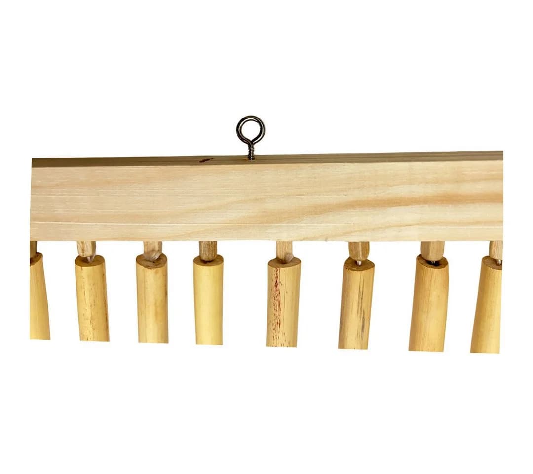 abc HOME Türvorhang Bambus Holz Sichtschutz Insektenschutz - Bild 5