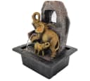 abc HOME Zimmerbrunnen Elefanten mit LED und Wasserpumpe Bild 4