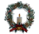 abc HOME Fensterdekoration Weihnachtskranz LEDs Timer-Funktion Selbsthaftend Bild 1