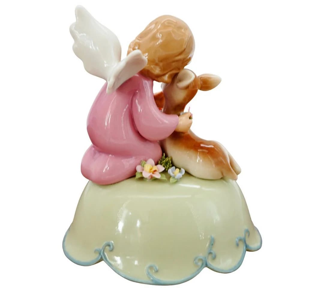 abc HOME Spieluhr Engel Porzellan Melodie My Heart Will Go On