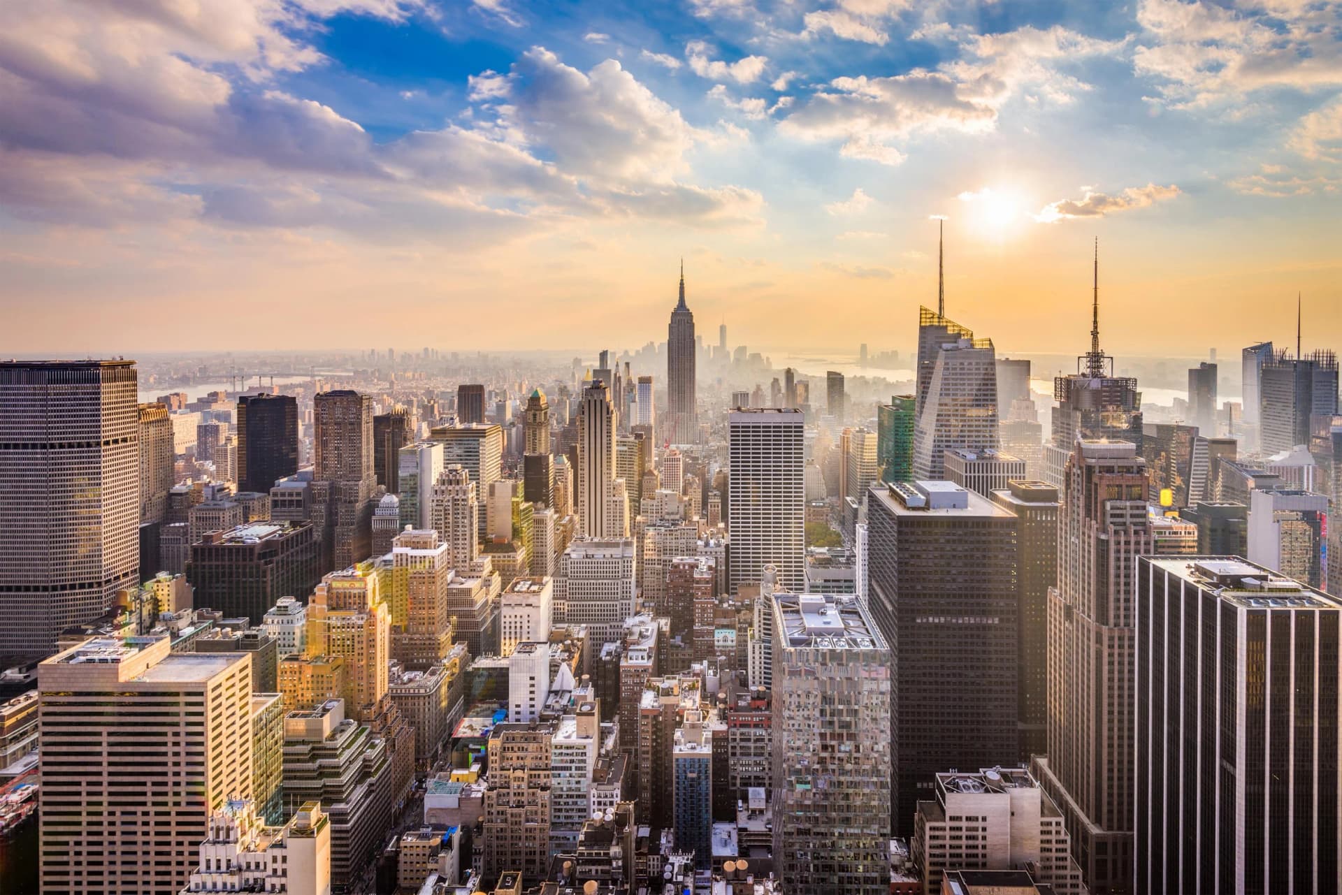 Fototapete PAPERMOON Manhattan Skyline bunt Vlies