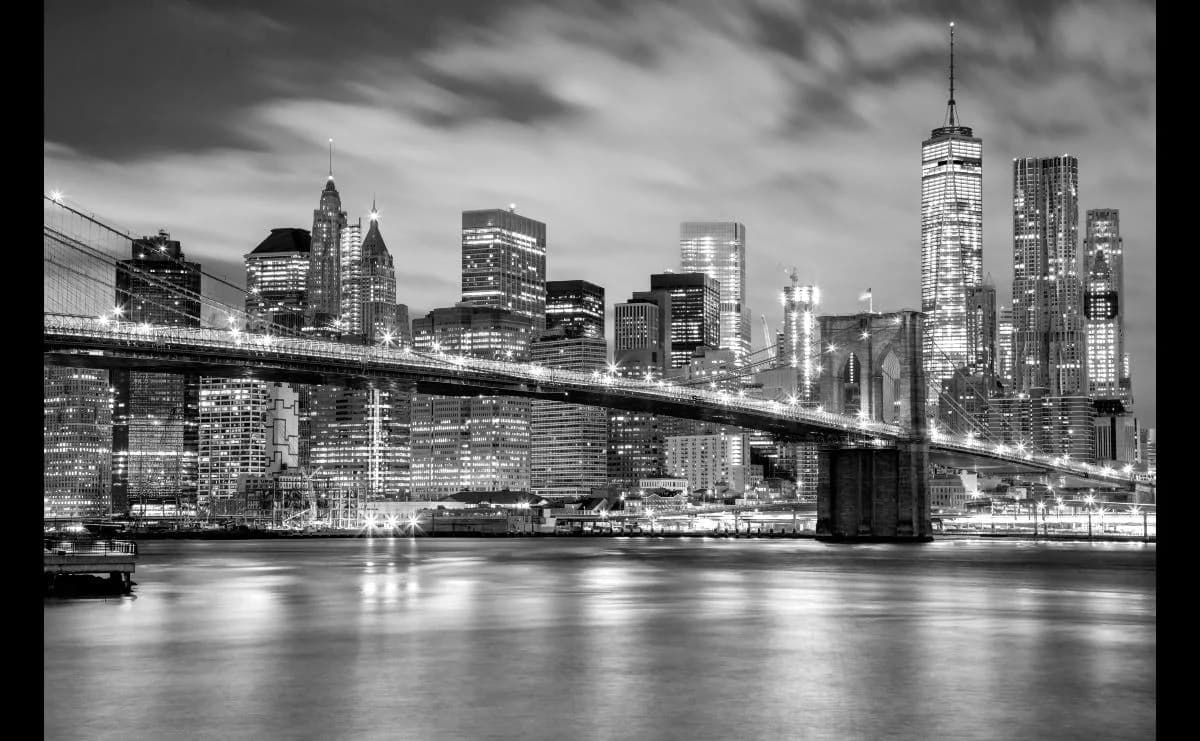 Fototapete PAPERMOON New York Brooklyn bunt Vlies