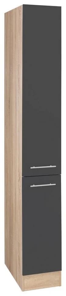 OPTIFIT Apothekerschrank Kalmar Anthrazit mit Metallschubkästen - Bild 2