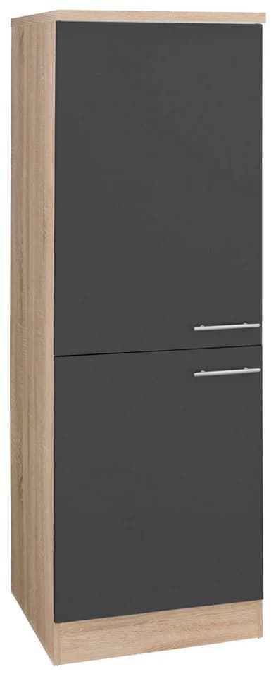 OPTIFIT Hochschrank Kalmar Anthrazit 2-Türer mit verstellbaren Böden - Bild 2
