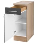 Optifit Kalmar Unterschrank Anthrazit Eiche 30cm Bild 1