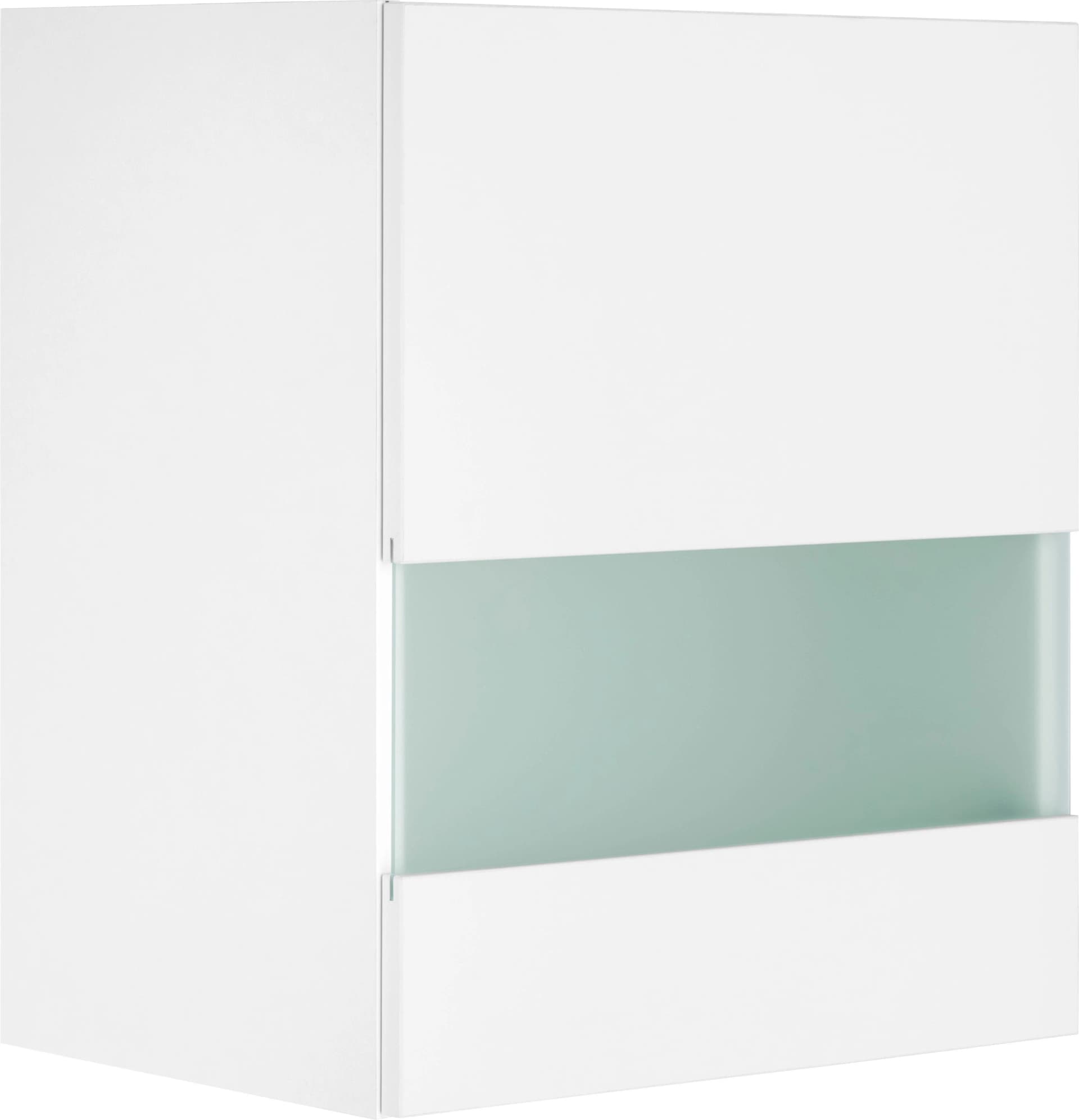 OPTIFIT Glashängeschrank Roth Weiß Push-to-open