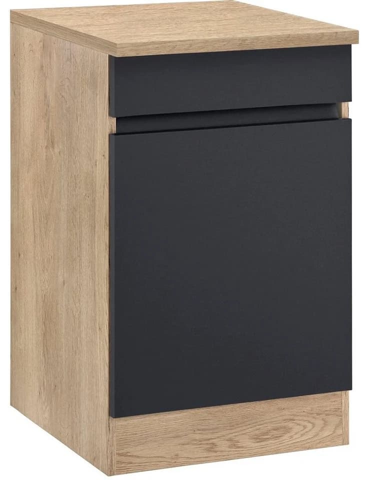 OPTIFIT Spülenschrank Roth Anthrazit Wildeiche 50cm - Bild 2