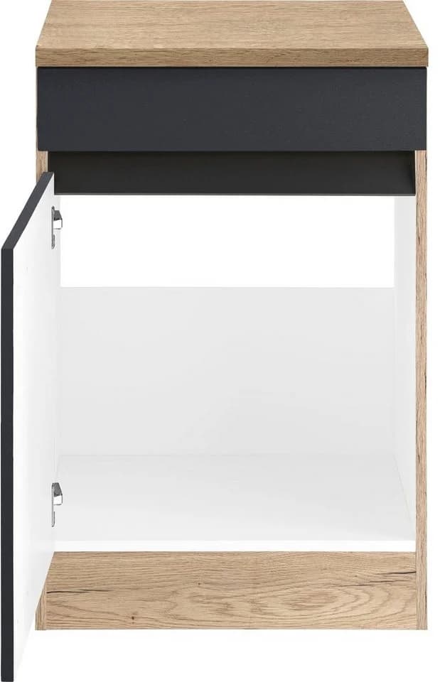 OPTIFIT Spülenschrank Roth Anthrazit Wildeiche 50cm - Bild 3