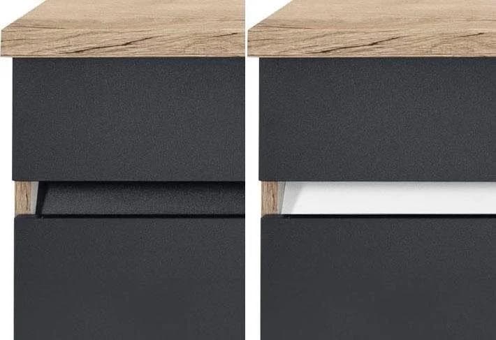OPTIFIT Spülenschrank Roth Anthrazit Wildeiche 50cm - Bild 5
