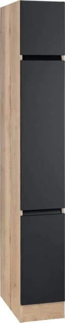 OPTIFIT Apothekerschrank Roth Anthrazit Wildeichefarben Bild 1