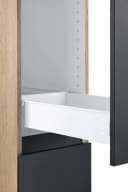 OPTIFIT Apothekerschrank Roth Anthrazit Wildeichefarben Bild 4
