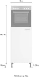 OPTIFIT Parma Backofen/Kühlumbauschrank Anthrazit 60cm Bild 4