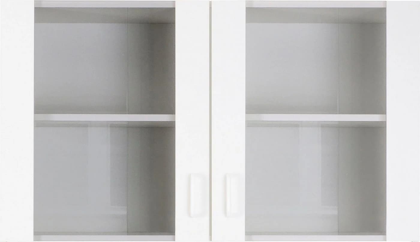 OPTIFIT Glashängeschrank Helsinki Weiß Matt 2 Türen