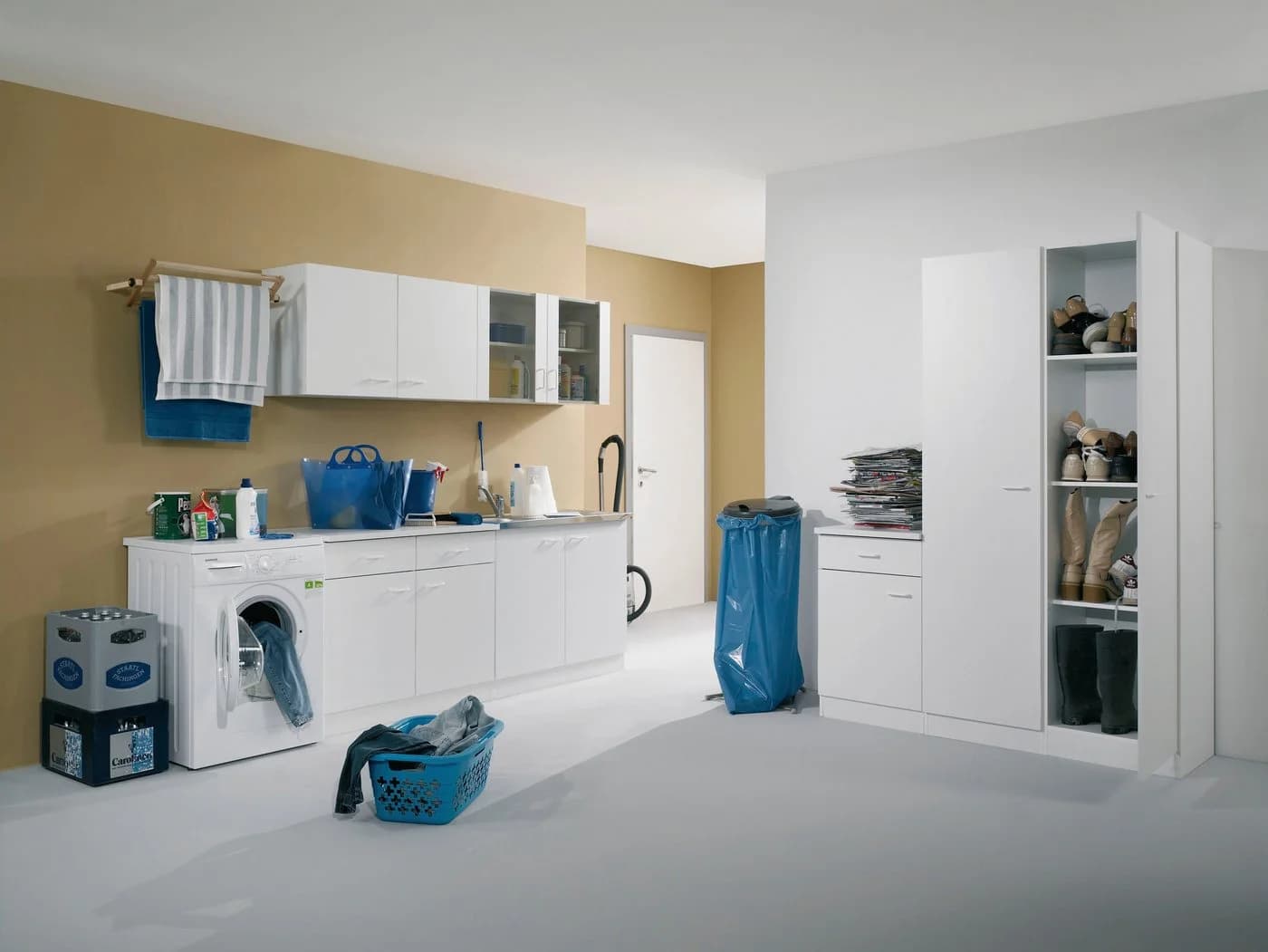 OPTIFIT Regal Helsinki Weiß Modernes Holzwerkstoff-Regal - Bild 5