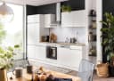 OPTIFIT Küchenzeile Roth 300 cm Weiß mit E-Geräten und Apothekerschrank Bild 1