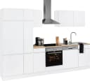 OPTIFIT Küchenzeile Roth 300 cm Weiß mit E-Geräten und Apothekerschrank Bild 3