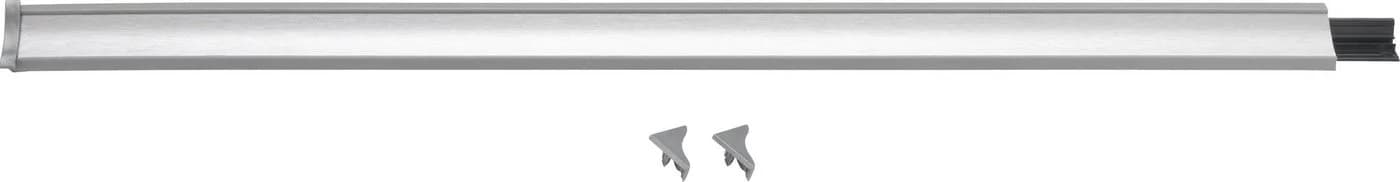 OPTIFIT Wandabschlussleiste Silber 281,5cm mit Kappen