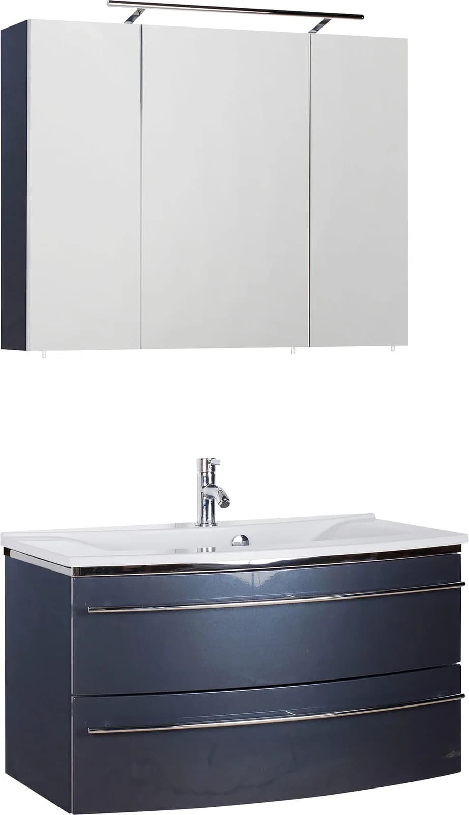 Badmöbel-Set SAPHIR 3040 Anthrazit Glanz