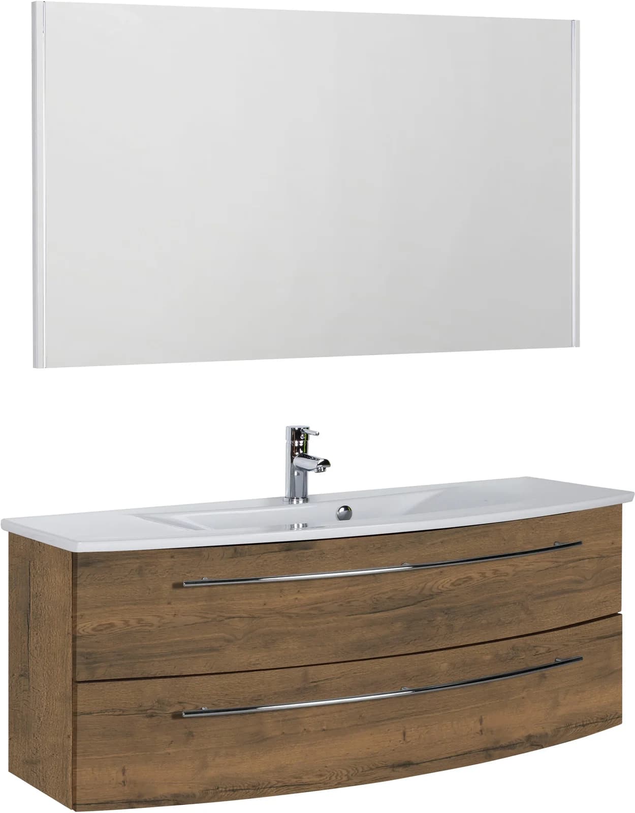Badmöbel-Set SAPHIR "3040" Braun Eiche Struktur