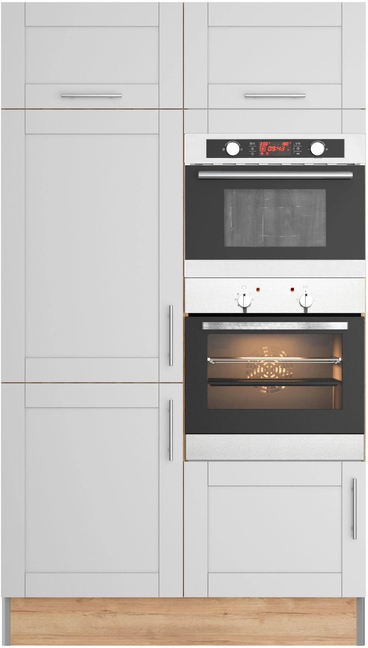 Küche KOCHSTATION KS-Ahus Hochschrankmodul grau 120cm