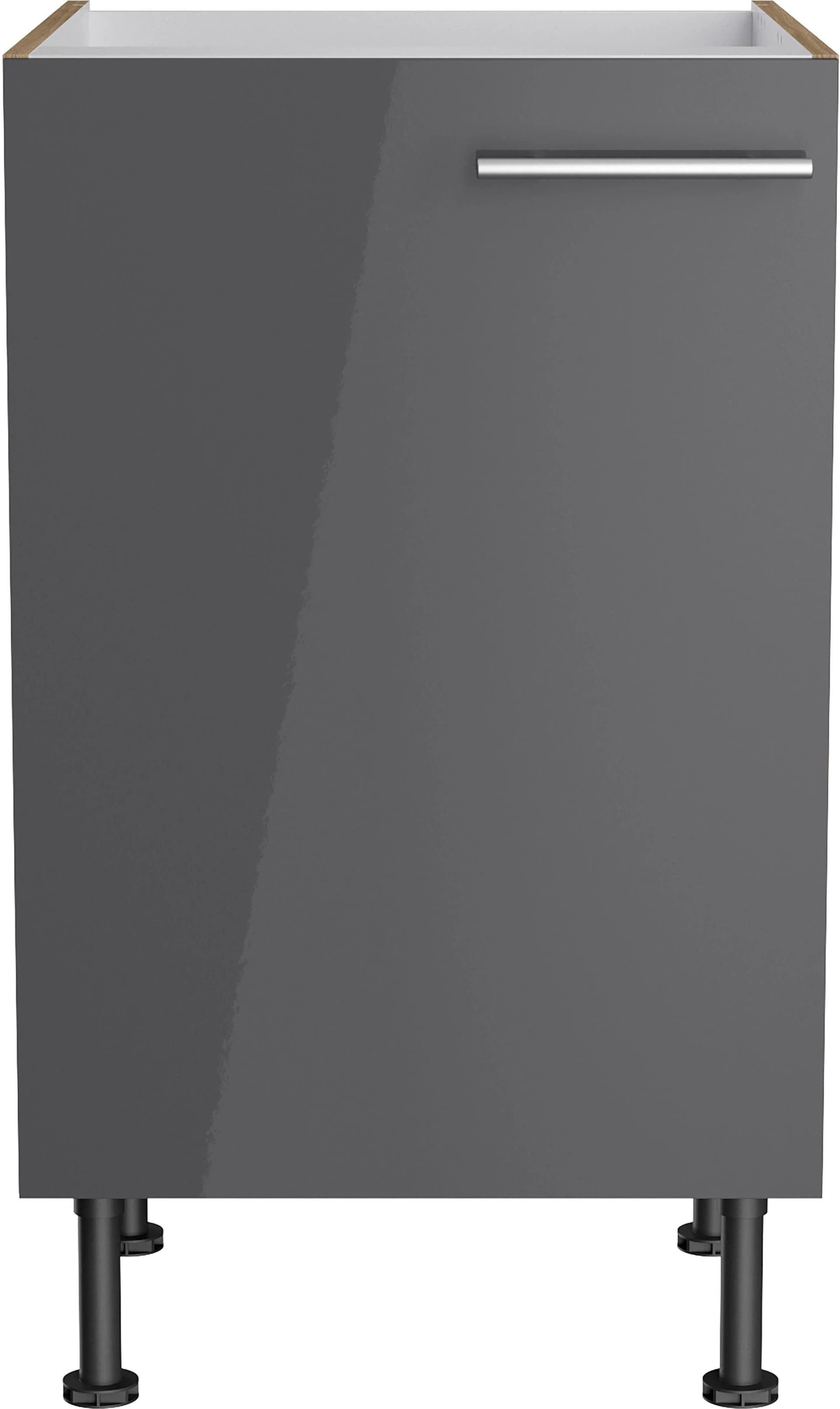 OPTIFIT Spülenschrank Klara Anthrazit Wildeiche 50cm
