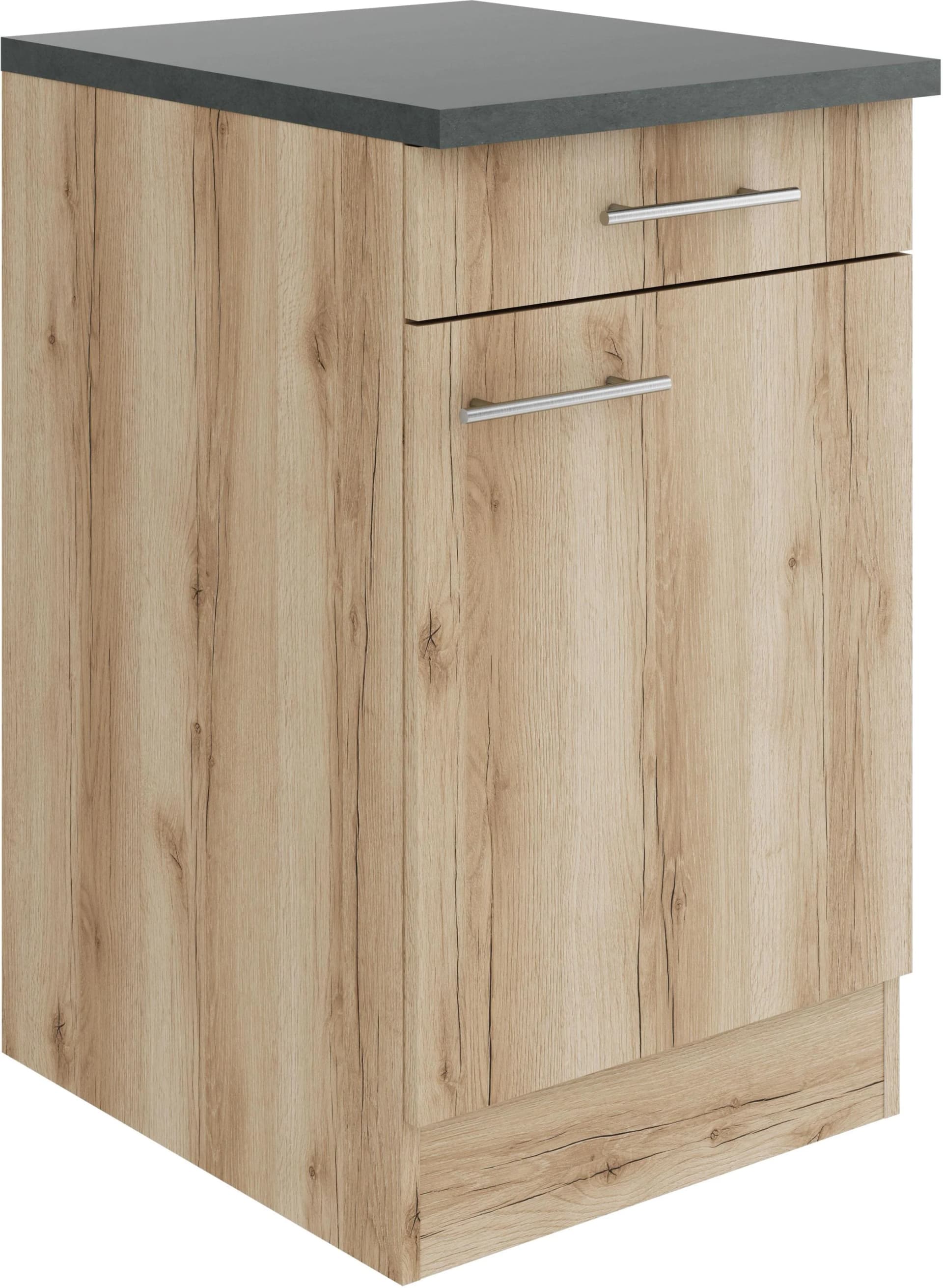 OPTIFIT Unterschrank Bella Wildeiche Anthrazit 50cm