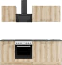 OPTIFIT Einbauküche Bella 210 cm Wildeiche Modern Bild 2