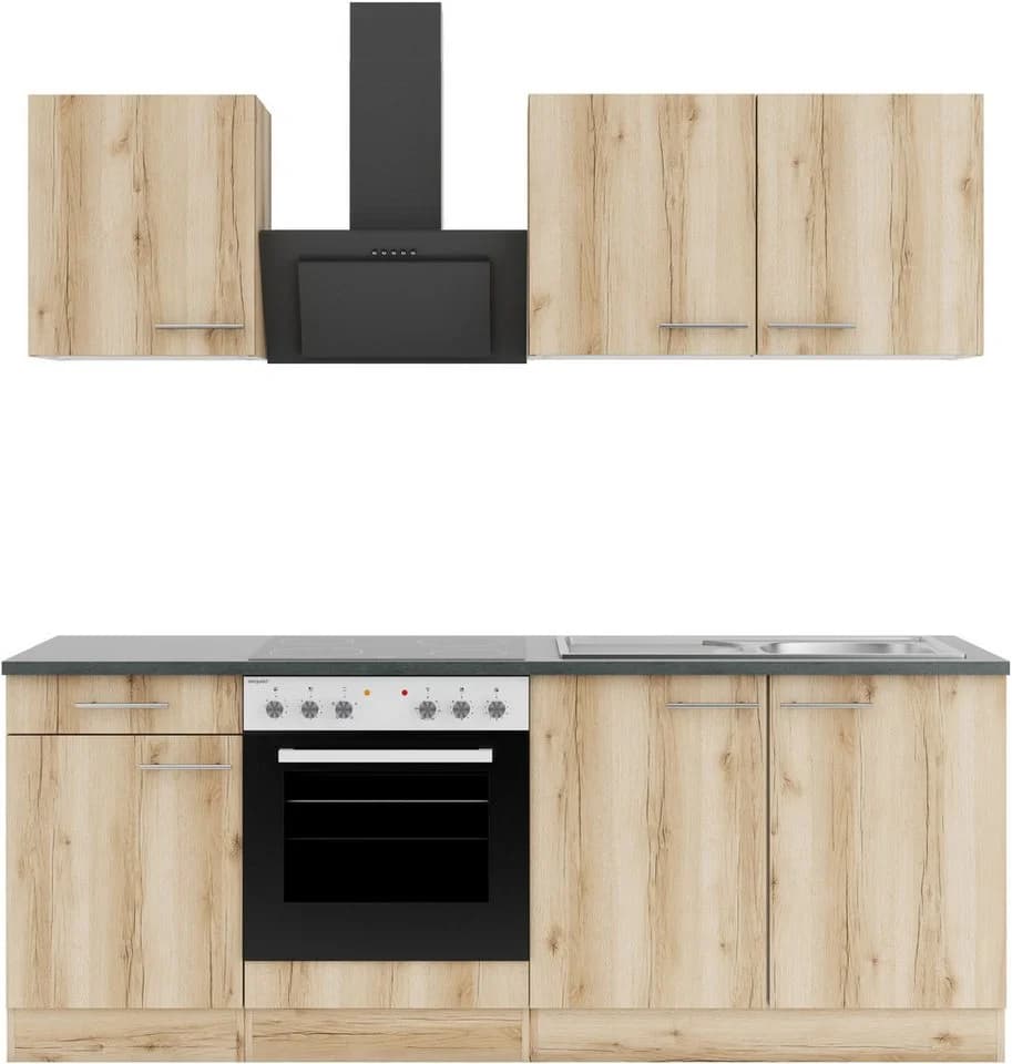 OPTIFIT Einbauküche Bella 210 cm Wildeiche Modern - Bild 2