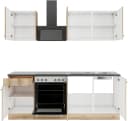 OPTIFIT Einbauküche Bella 210 cm Wildeiche Modern Bild 3