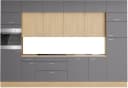 KOCHSTATION Küchenzeile KS-Lucy 360 cm Anthrazit/Eiche Soft-Close Bild 2